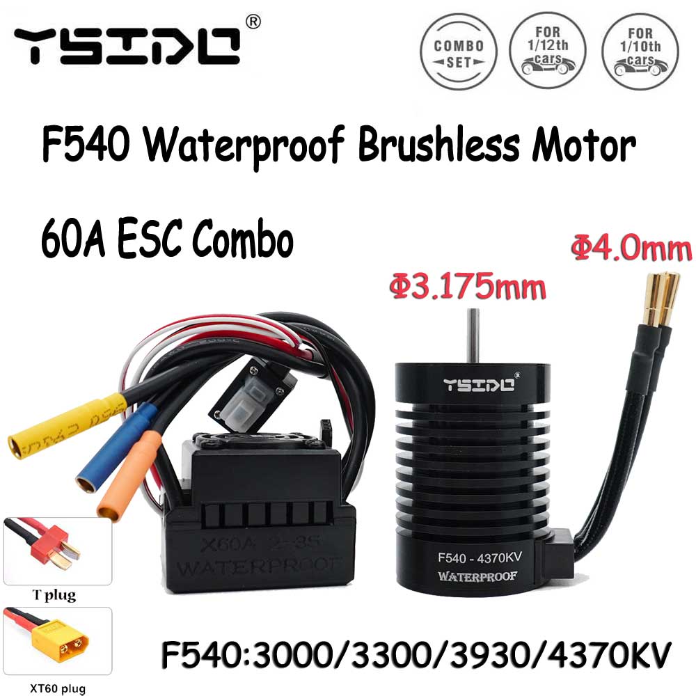 Esc Waterproof 60A - F540 Motor Tanpa Sensor Tahan Air