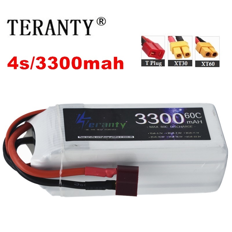 Lipo Battery 4S - LiPo baterai isi ulang 4S 3300mAh
