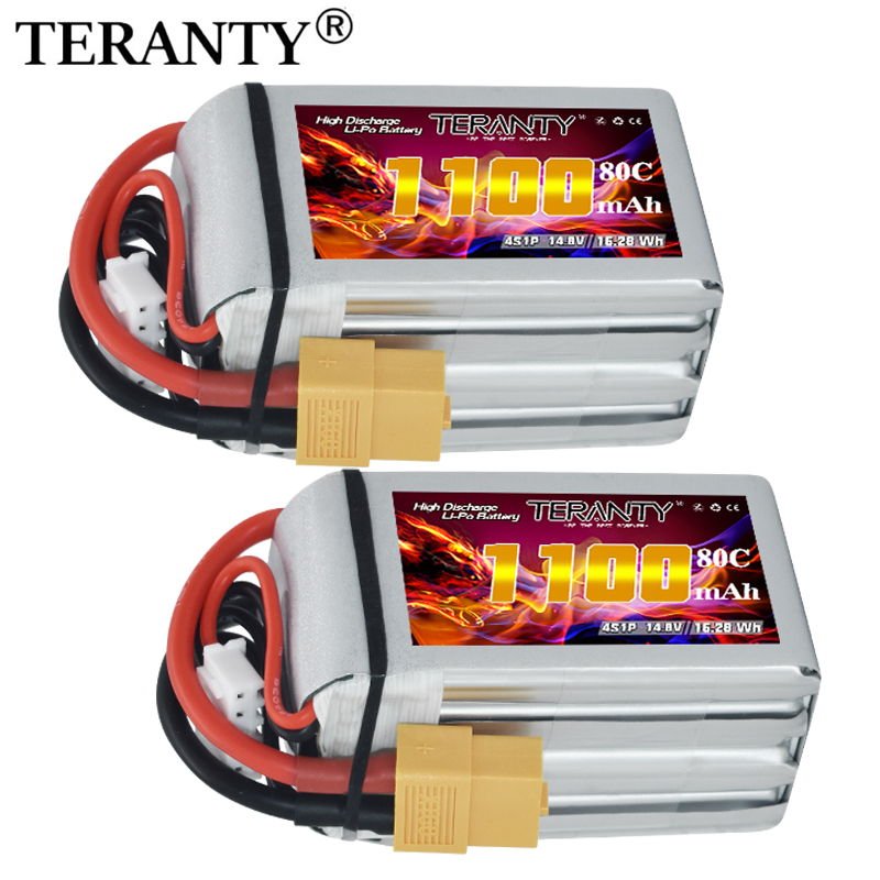 Lipo Battery 4S - TERANTY 4S 1100MAh 80C/160C Baterai Lipo