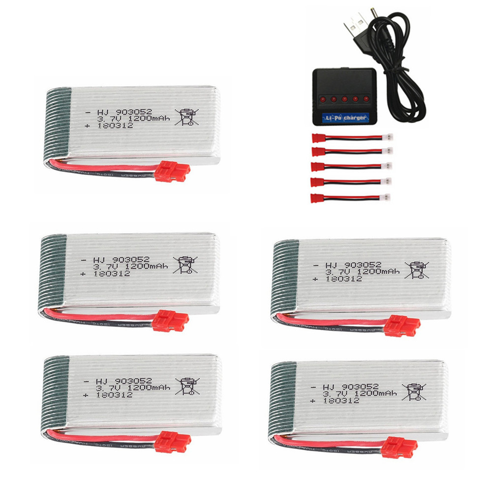 Hobby Rc Quadcopters - Baterai Lipo 3.7V 1200MAh 903052 untuk