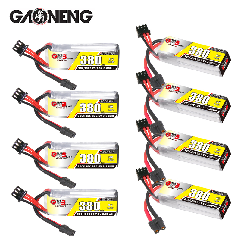 Hobby Rc Quadcopters - Baterai Lipo GNB 2S 7.6V 380mAh