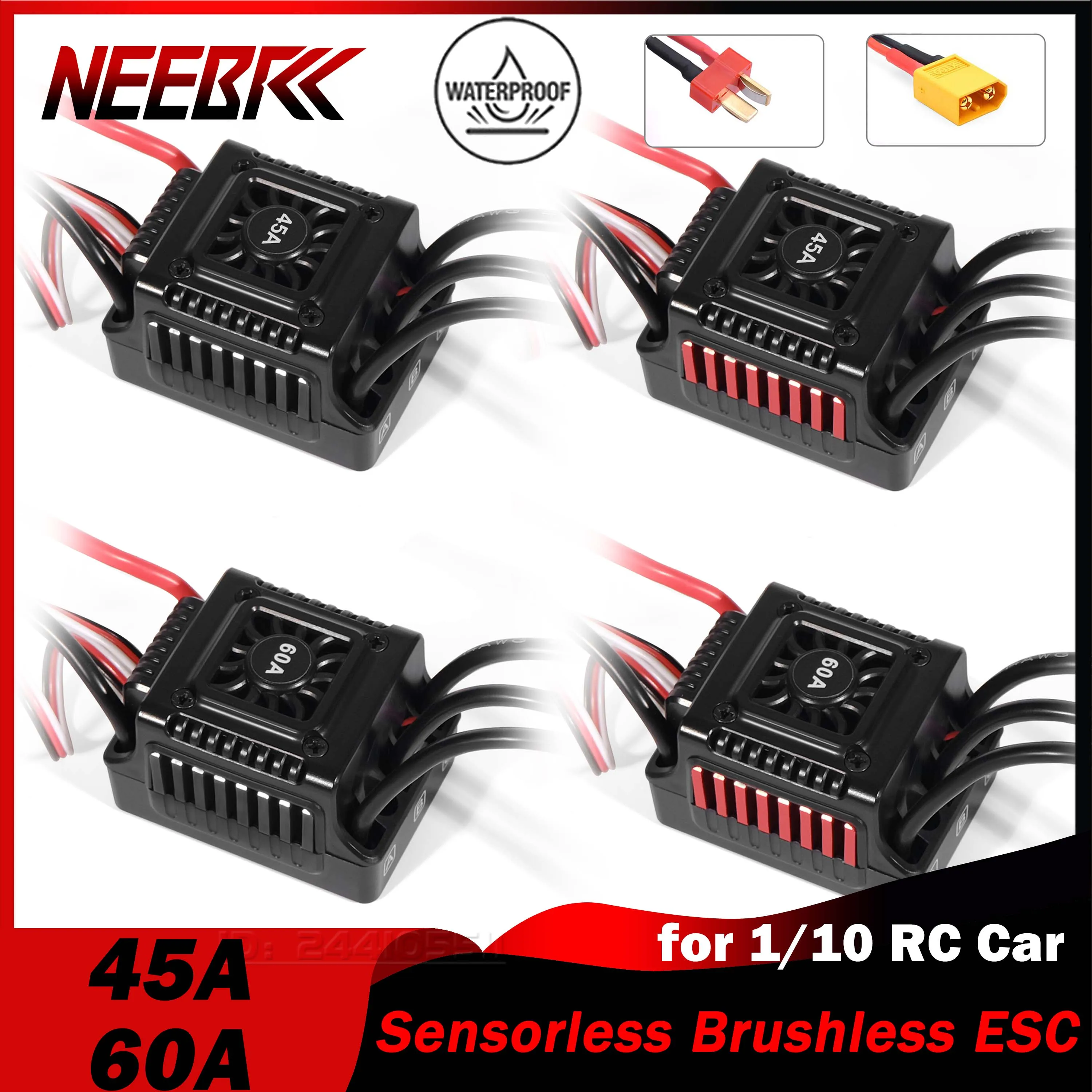 Esc Waterproof 60A - NEEBRC 45A 60A tanpa sensor tanpa