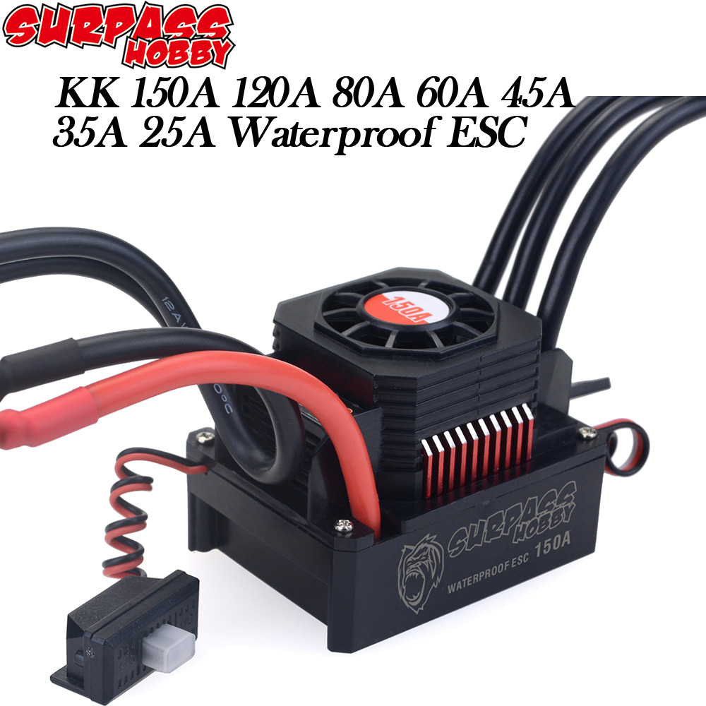 Esc Waterproof 60A - Melampaui Hobi Tahan Air Pengontrol Kecepatan