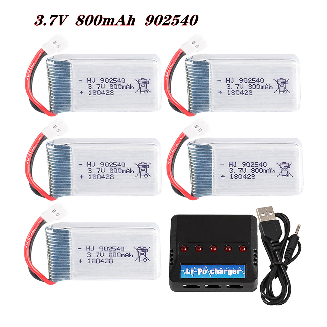Hobby Rc Quadcopters - Baterai Lipo 3.7V 800MAh 902540 25C