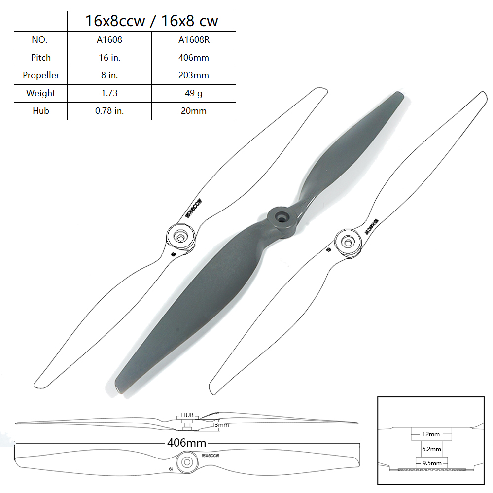 AEORC 5 Buah Bilah Baling-Bali - Rc Hobby Direct ulasan dan harga