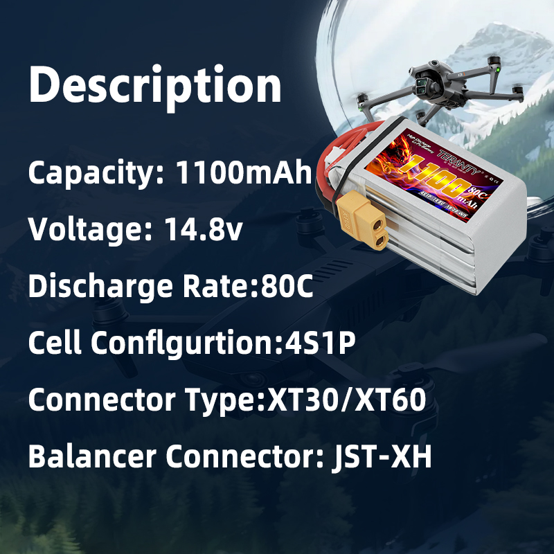 TERANTY 4S 1100MAh 80C/160C Ba - Lipo Battery 4S ulasan dan harga