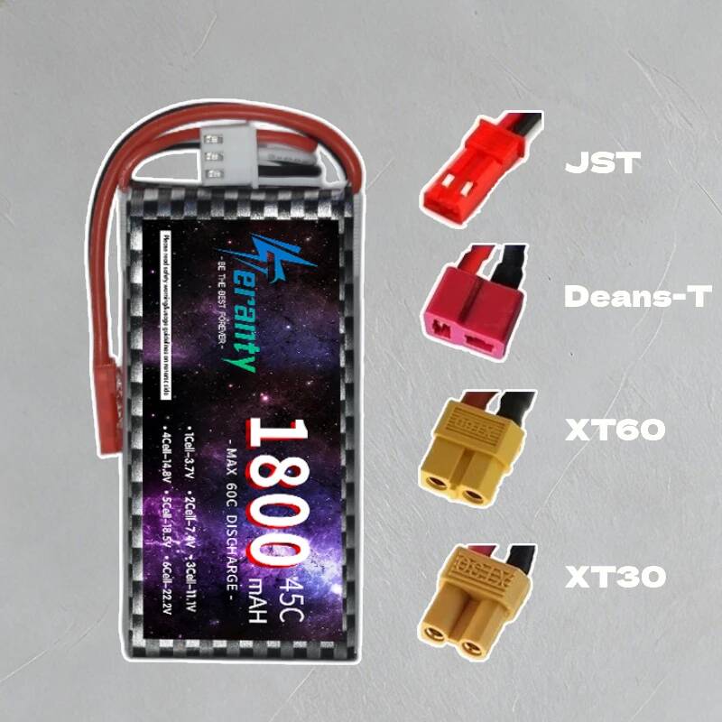TERANTY 2S 3S 4S 1800mAh Bater - Lipo Battery 4S ulasan dan harga