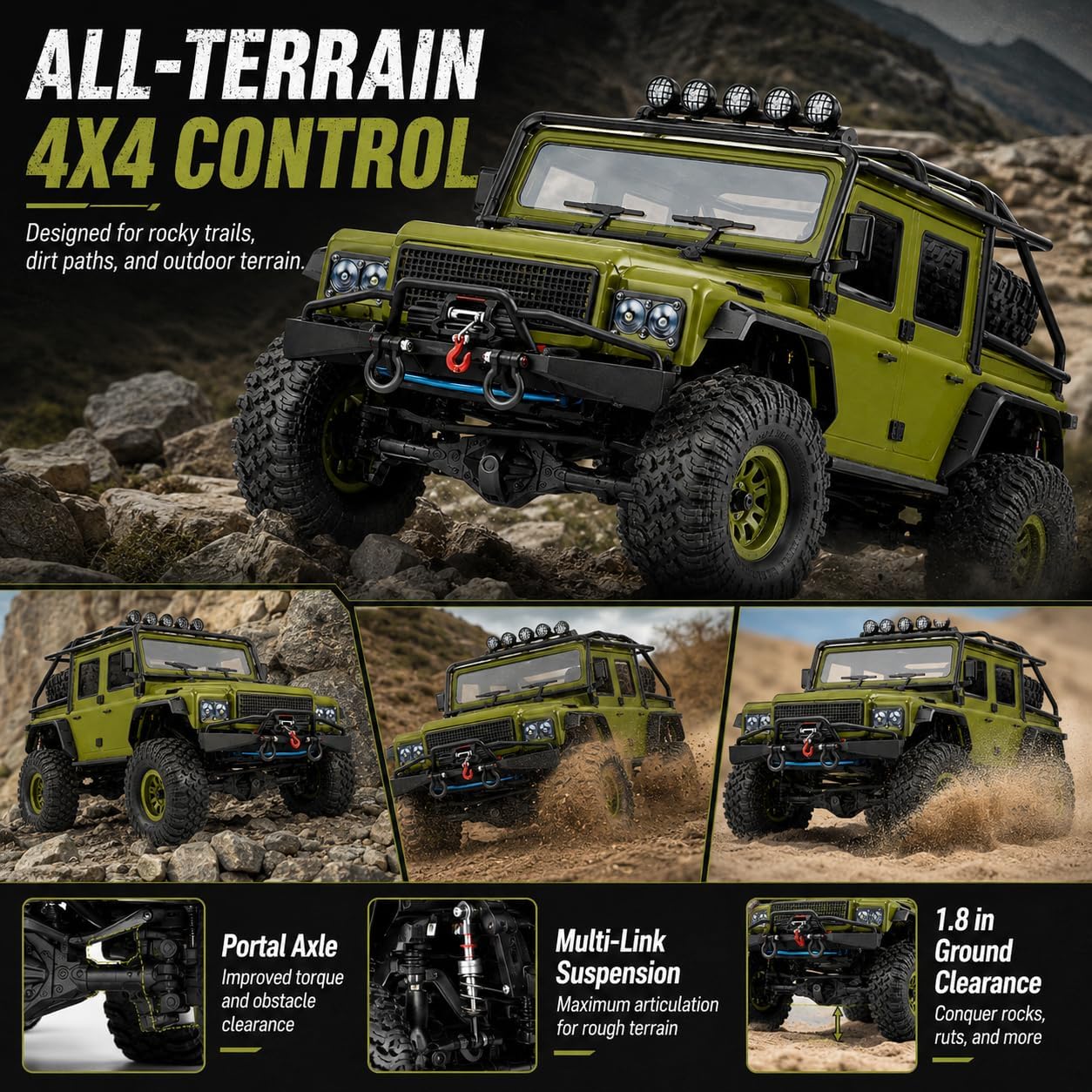 Truk Remote Control untuk Dewa - Rc Hobby Grade Crawler ulasan dan harga