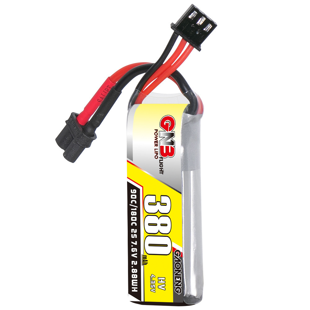 Baterai Lipo GNB 2S 7.6V 380mA - Hobby Rc Quadcopters ulasan dan harga