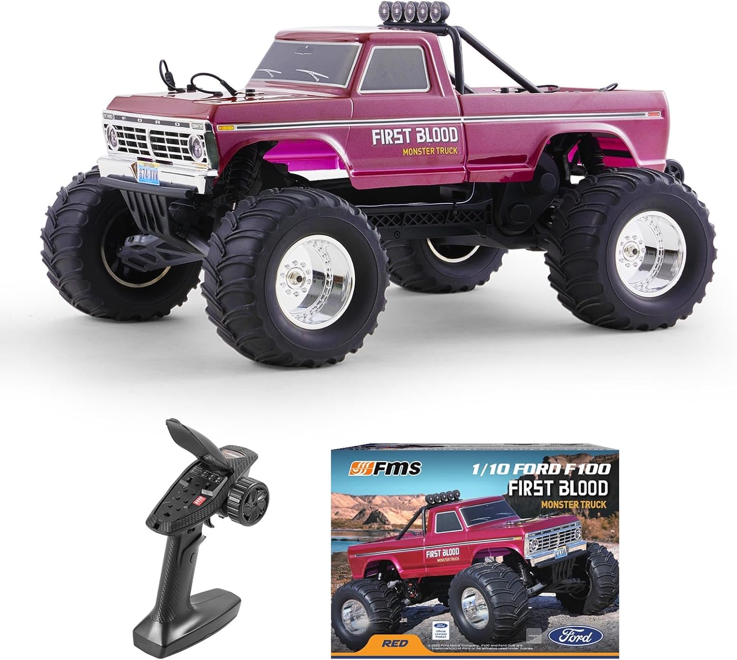 Truk Monster RC Ford F-100 Ska - Rc Hobby Grade Crawler ulasan dan harga
