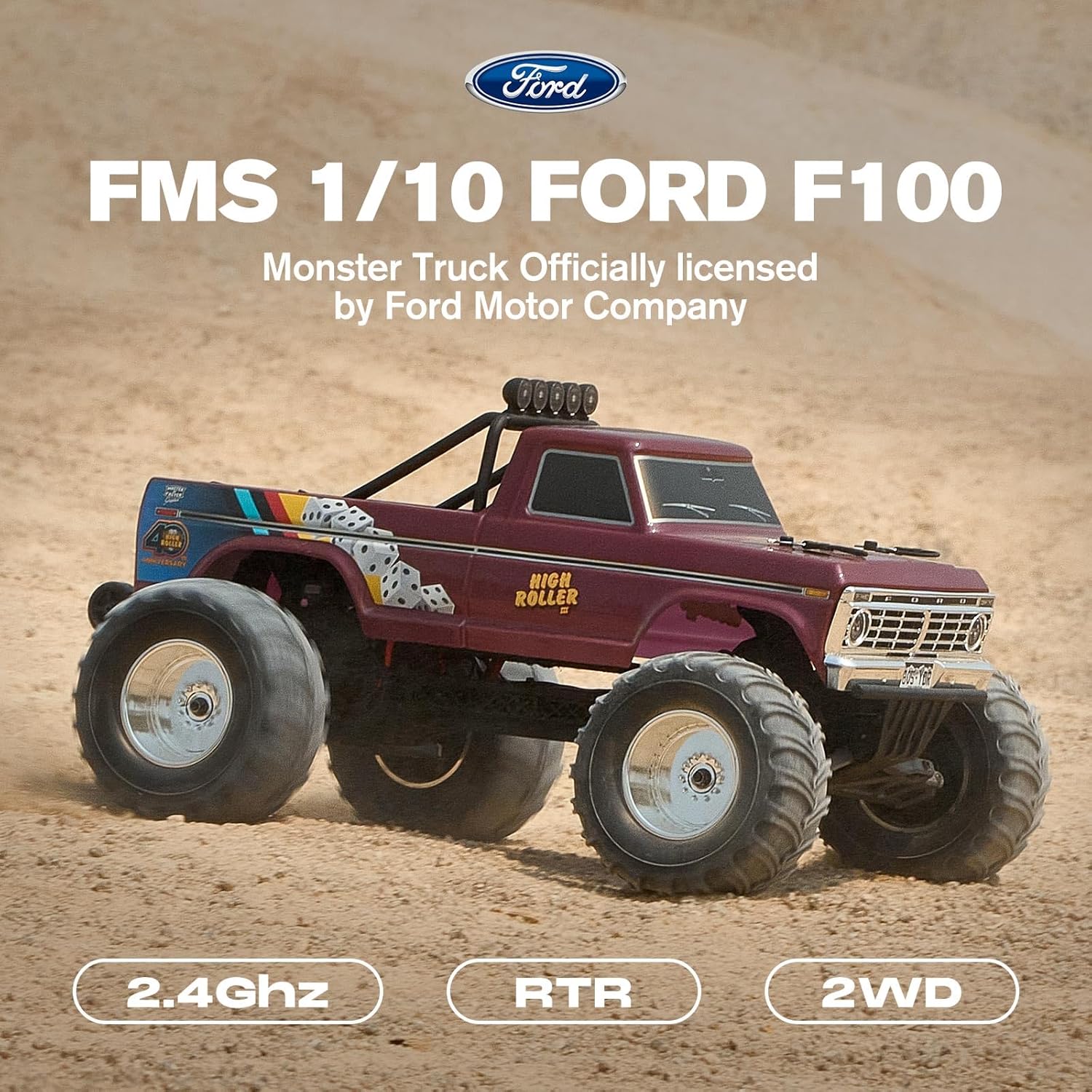 Truk Monster RC Ford F-100 Ska - Rc Hobby Grade Crawler ulasan dan harga