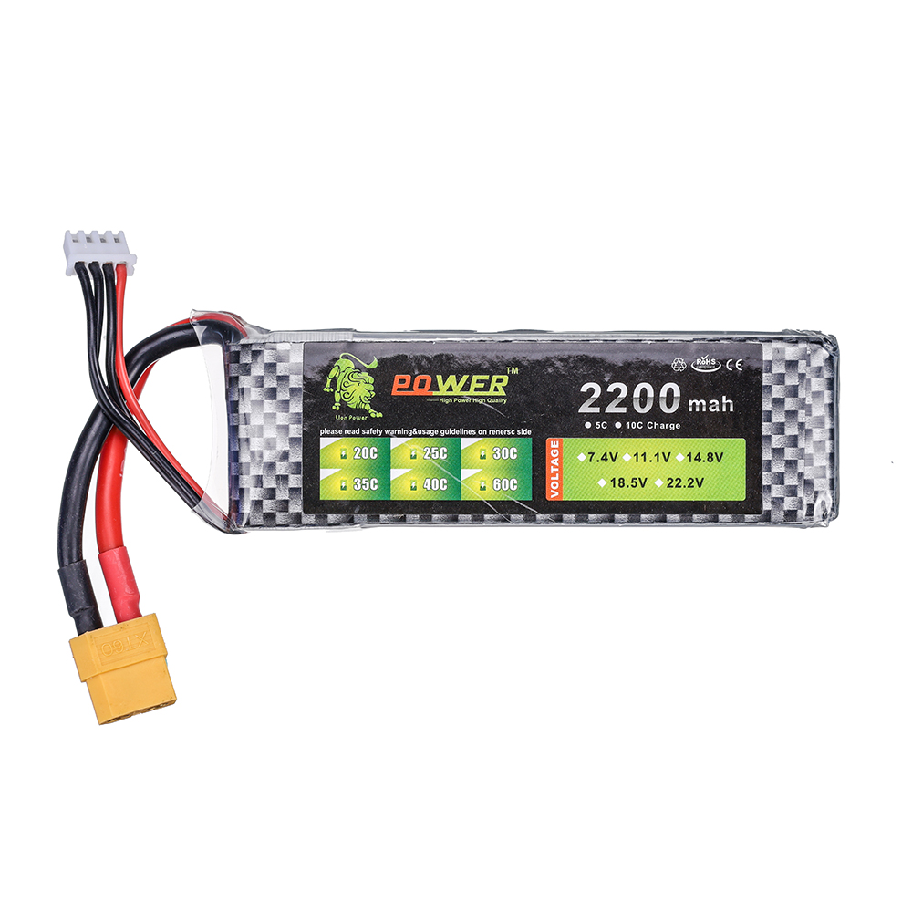 Baterai Lipo 3S 11.1V 2200mAh  - Hobby Rc Quadcopters ulasan dan harga