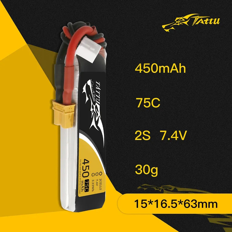 3 buah TATTU baru 450/500/550m - Lipo Battery 4S ulasan dan harga