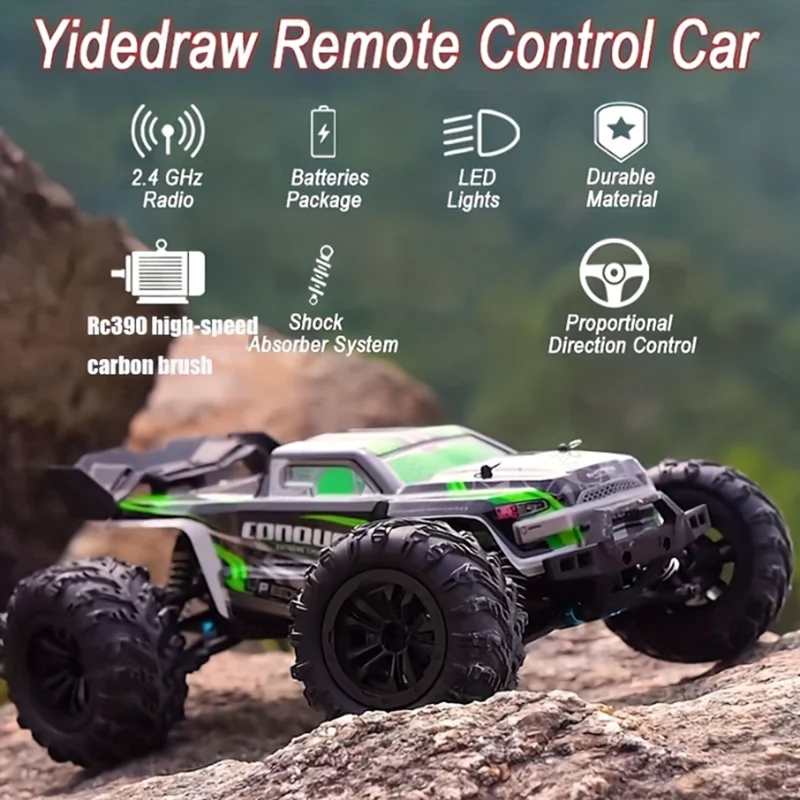 Mobil RC 4WD (50km/jam): Lampu - Rc Hobby France ulasan dan harga