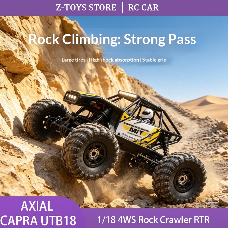 AXIAL Capra UTB18 1/18 4WS RC  - Rc Hobby Grade Crawler ulasan dan harga